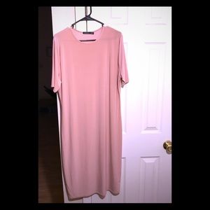 Pink T-Shirt Dress